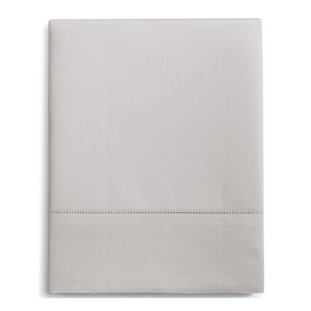 HOTEL COLLECTION Gray Solid Queen Flat Sheet