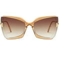 thumbnail image 4 of Ginsiom 2 Packs Oversized Square Cat Eye Sunglasses for Women, Trendy Big Frame Womens Sunglasses, 4 of 4