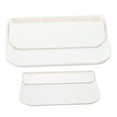 thumbnail image 6 of TABLETREANDS 2Pcs Small Folding Shelf White Rectangular Wall Mounted Storage For Bathroom Users 11.8x7.9x0.4In, 6 of 8