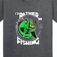 thumbnail image 4 of Inktastic I'd Rather Be Fishing Youth T-Shirt, 4 of 5