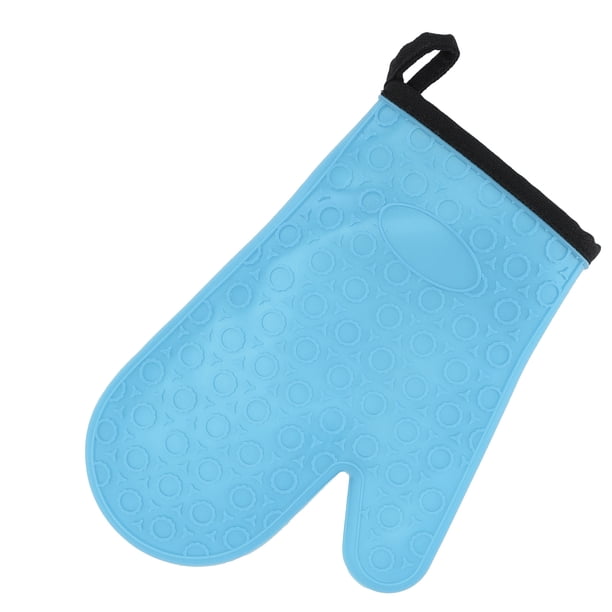 Guante de Horno de Silicona Resistente Al Calor, Impermeable, Antideslizante, Guante de Cocina para Hornear Con Forro de Algodón para Cocinar