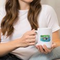 thumbnail image 2 of 15 fl oz Ceramic Mug, Seattle, Washington, Orca, Watercolor, Dishwasher & Microwave Safe, 2 of 5