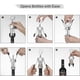 thumbnail image 4 of Wine Opener, Zinc Alloy Premium Wing Corkscrew Wine Bottle Opener with Multifunctional Bottles Opener, Upgrade, 4 of 5
