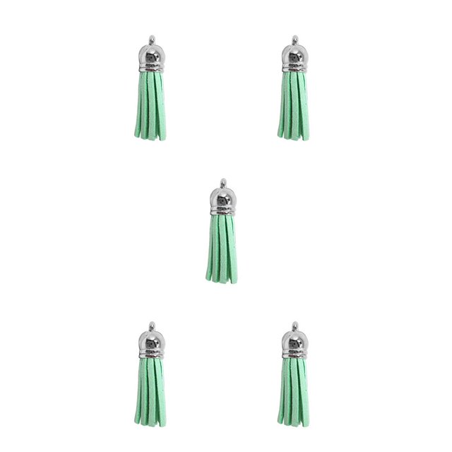 Llavero con colgante de borla Yuarrent 28 piezas Verde Type2 NO2