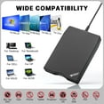 thumbnail image 3 of USB Floppy Disk Drive, Floppy Disk Reader 3.5 inch Portable USB External 1.44MB FDD Diskette Drive for Windows 11/10/8/7/2000/XP/Vista PC Laptop, Plug and Play (Black), 3 of 7