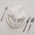 thumbnail image 3 of 100 Uds servilleteros, servilleteros plateados hebillas para decoraciones de mesa, boda oso de fresa  Electrónica, 3 of 4