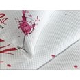 thumbnail image 4 of Ambesonne Wine Quilted Bedspread Set 3 Pcs, Inspirational Words Sketch, King Size, Pink Dark Coral Black, 4 of 5