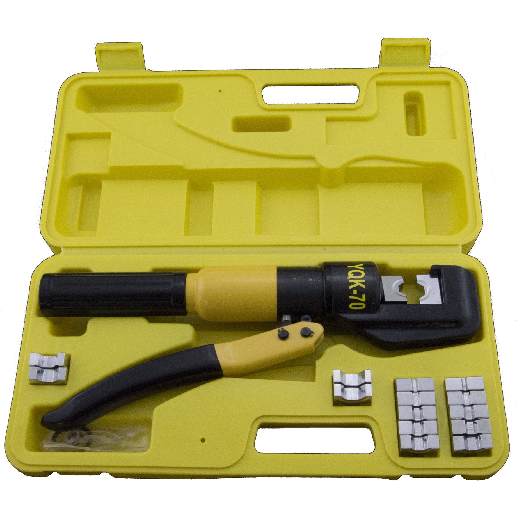 10 Ton Hydraulic Crimper with 8 Dies and Storage Case