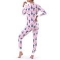 thumbnail image 6 of Fruit of the Loom Women's and Women's Plus Long Underwear Waffle Thermal Union Suit, 6 of 13