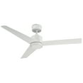 thumbnail image 4 of Lotus 54" Matte White Dimmable LED Smart Ceiling Fan with Remote Control, 4 of 11