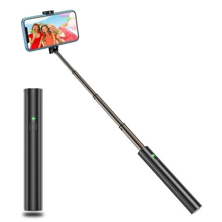 Image of Selfie Stick for OnePlus Nord N100 - Wireless Lightweight Aluminum Remote Shutter Self-Portrait Extendable Compact for OnePlus Nord N100