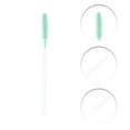 thumbnail image 3 of Unique Bargains 50 Pcs Convenient Silicone Eyelash Brush for Bathroom Transparent Light Green Plastic Silicone, 3 of 5