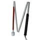 thumbnail image 4 of Bastón ciego plegable Muleta de soporte portátil roja reflectante plegable Yuyangstore bastón ciego plegable, 4 of 8