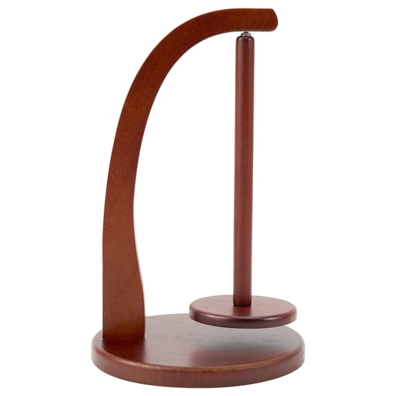 Wooden Yarn Holder for Crocheting & Knitting, Magnetic Rotating Yarn Ball Organizer