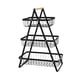 thumbnail image 3 of Fruit Basket Display Stand Rack Cake Stand Bread Basket for Candy Desserts Black Macarena puesto de cesta de frutas, 3 of 8