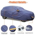 thumbnail image 5 of YL Blue Car Cover Waterproof Outdoor Sun UV Heat Rain Resistant YL, 5 of 8