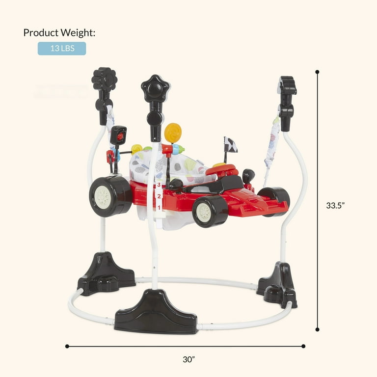 Dream On Me Champ 2-in-1 Activity Center Jumper – 360° Rotating