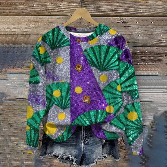 Gamivast Carnival Theme Shirts for Women Funny Mask Graphic Short Sleeve Tee Tops Casual Loose Crew Neck Trendy Pullover Party Tunic Dressy Blouses Mardi Gras Day T-Shirt