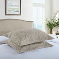 thumbnail image 2 of Porch & Den  Manor Embroidered Pillow Sham (Set of 2) Taupe 20 x 26 +2, 2 of 5