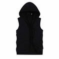 thumbnail image 1 of Men's Solid Color Sleeveless Undershirt Cardigan - Sports Training Top, Polyester Material, Independence Day Style, XL-XXXXXL, 1 of 2