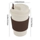 thumbnail image 3 of Taza de Café de Paja de Trigo para Exteriores, a Prueba de Fugas, con Palito para Remover | Plástico Gris | 16,5 X 9,5 X 9,5 Cm | Tazas para Bebidas Calientes con Tapa | 1 Taza y 1 Palito para Remove, 3 of 6