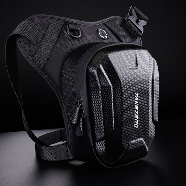 Bolsa cartuchera para motocicleta, bolsa lateral impermeable para pierna de motocicleta, bolso cruzado de gran capacidad para ciclismo, para deportes al aire libre