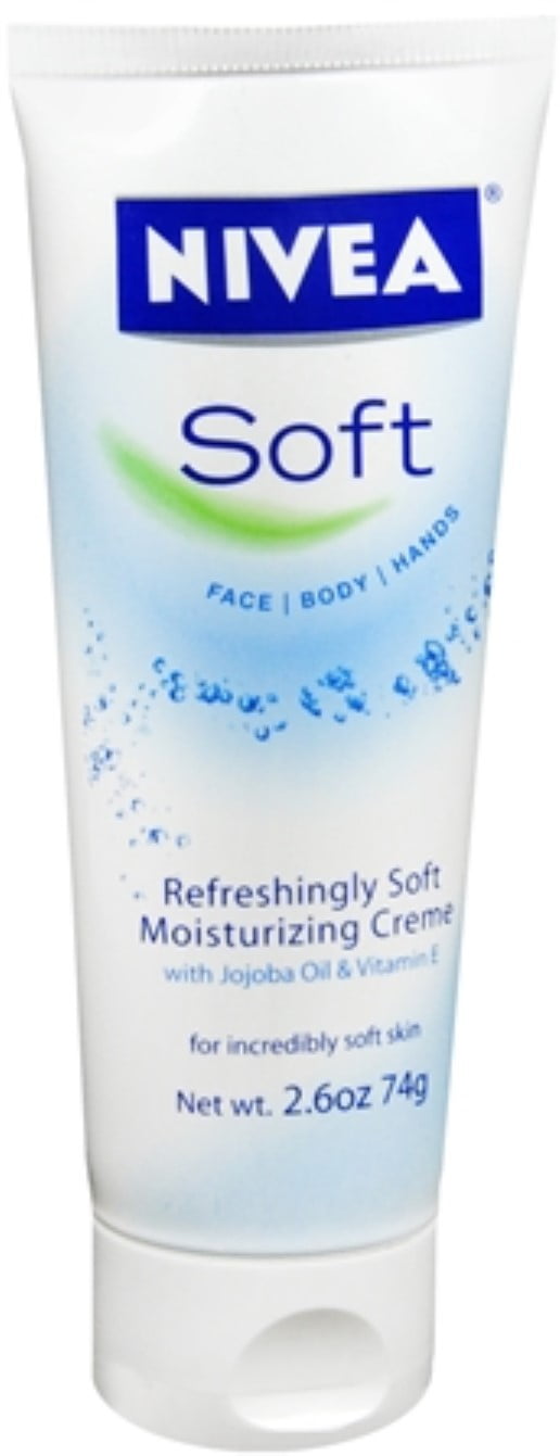 NIVEA Soft Moisturizing Creme 2.60 oz (Pack of 3)