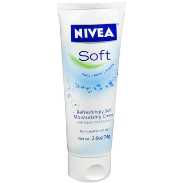 NIVEA Soft Moisturizing Creme 2.60 oz (Pack of 2)