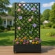 thumbnail image 5 of Yeshouse Huerto elevado con celosía de rombos, jardinera metálica de 182 x 119 cm / 182 x 89 cm, pantalla de privacidad para plantas trepadoras**, 5 of 8