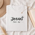 thumbnail image 3 of Jollimate Jesus Loves Me Graphic Tee, Christian Shirt for Women, Religious Faith Gift for Her, 3 of 6