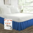thumbnail image 1 of SGI Bedding 16 Inch Ruffled Bedskirt | Microfiber Ruffled Bed Skirt | Fade-Resistant, Wrinkle-free, Anti-static, Decorative, Extra Storage Space, Clutter-Free |Olympic Queen, Egyptian Blue, 1 of 6
