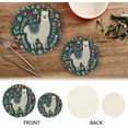 thumbnail image 4 of Llama 2 Pack Pot Holders Trivets, Heat Resistant Hot Pads for Kitchen Table Decoration Trivets for Hot Dishes/Pot/Bowl/Teapot/Kitchen Hot Pads Trivets, 7" + 9.45", 4 of 7