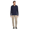 thumbnail image 4 of George Men's Pique Polo Shirt with Long Sleeves, Sizes S-3XL, 4 of 6