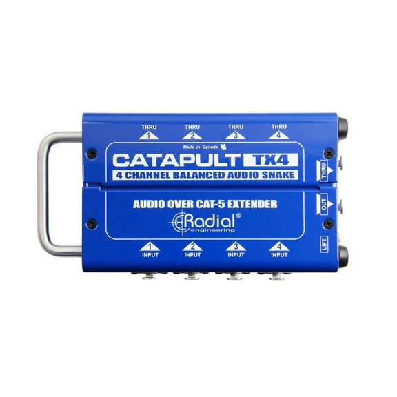 Radial Catapult TX4 Cat 5 Analog Snake Transmitter with 4 XLR-F Inputs NEW 2DAY!