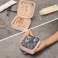 thumbnail image 7 of GZHJMY Travel Small Jewelry Case Beautiful Hummingbird Jewelry Organizer Jewelry Box Gifts Women Mom Friends Female Sister Bridesmaid Girl Gifts Idea19 for Necklace Bracelet Earrings Rings, 7 of 7