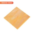 thumbnail image 3 of Stained Glass Sheet Mosaic Tile 3.9 Inch x 3.9 Inch Orange Color, Stained Glass Sheets for Crafts Project, 3 of 5
