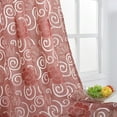 thumbnail image 2 of Peony Flower Window Curtain Sheer Divider Panel Window Blind Peony Flower Semi-blackout Window Blind Living Room Bedroom Drapes, 2 of 9