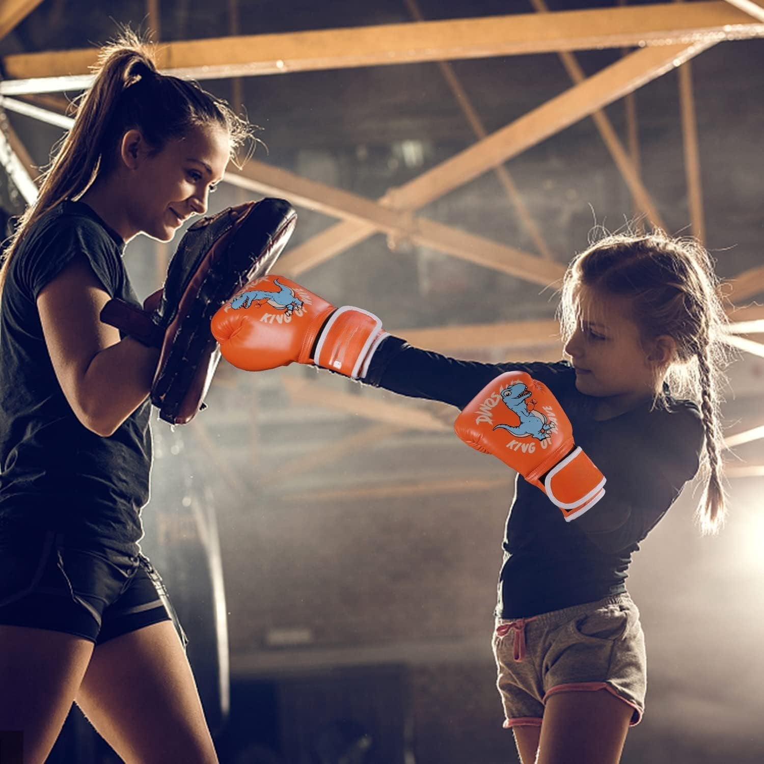 Boxing Gloves for Boys and Girls, Youth Boxing  Gloves for  3-15, 4&6OZ Punching Bag Kickboxing Thai Mitts MMA  Sparring Gloves