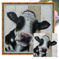 thumbnail image 1 of Hilo Algodón Ecológico Bordado Punto Cruz Vaca Lechera Impresa 11CT 40x40cm, 1 of 9