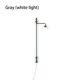thumbnail image 4 of Cateissary Lámparas de calle de patio a escala 1:87, modelo de cabeza única de 8,2 cm, lámpara de ferrocarril, luz de musgo, iluminación de parque Artesanía Luz gris/blanca Cateissary HA066583-05, 4 of 6