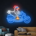 thumbnail image 4 of Handmadetneonsign Rooster Motorbike Neon Sign, Rooster Biker Led Sign, Chicken Motorcycle Led Light, 4 of 5