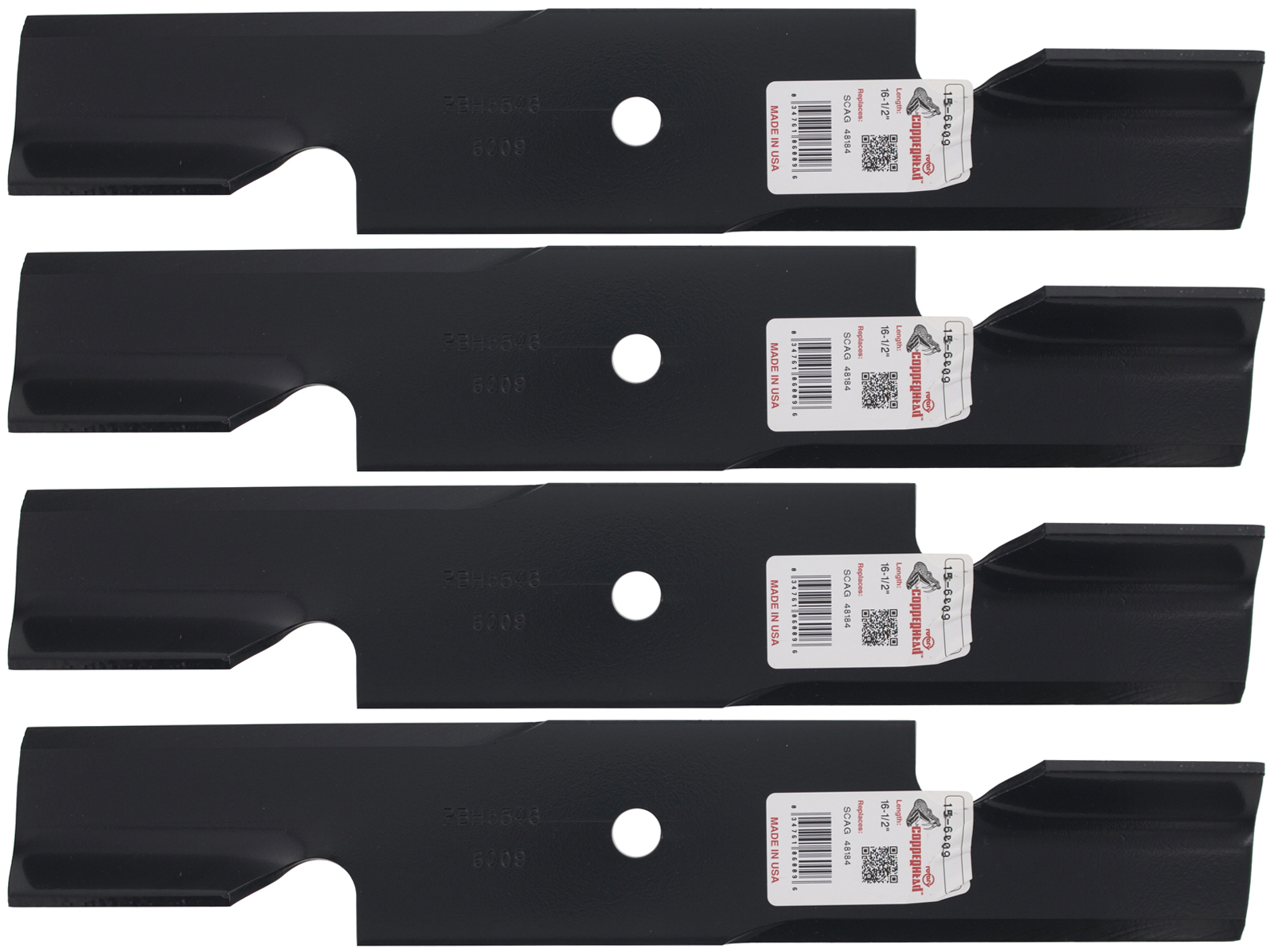Details about / 6 Rotary® Blades for Scag® 481710 48184 A48184 32/" 64/" Deck