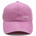 thumbnail image 4 of Yuanlong Women's Baseball Cap All-Season Sun Hat Embroidered Letter Soft Top Classic Sports Headwear, 4 of 4