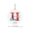thumbnail image 3 of Xihbxyly Las Mejores Ofertas de Hoy 2024 Nuevo Colgante Navideño de Muñeco de Nieve 26 Letras - Colgante de Coche de Acrílico Saint, 3 of 5