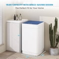 thumbnail image 3 of Zynkez 18Lbs Portable Full Automatic Washing Machine, Washer and Spin Dryer Combo with LED Display, Compact Laundry Washer Machine with 7 Wash Programs, Built-in Drain Pump, 3 of 6