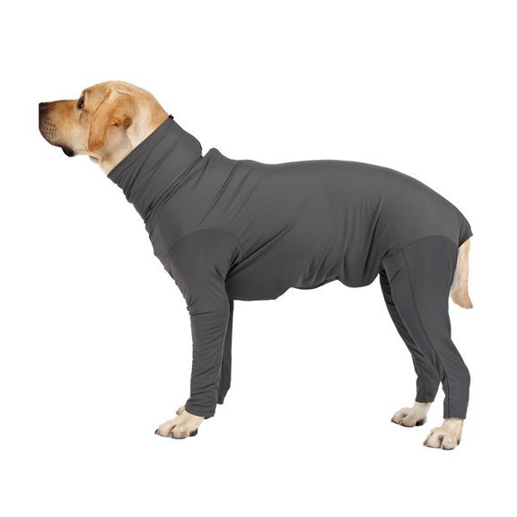 TELOLY Dog Surgery Suit Elastic & Airy Wear Advantage Dog Postoperative Dog Clothing Crotch Zip for Hassle-Free Use Anti Dog Shedding Suit Pet Blue XS