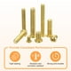 thumbnail image 4 of 60Pcs Tornillos de máquina de latón, M4x25mm con cabeza plana Phillips, 4 of 6