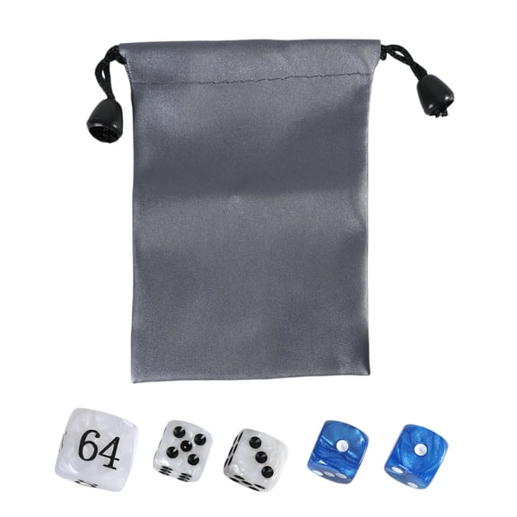 Classical Acrylic Dices Set of Doubling Cube Dices Professional Backgammon Dices Set with Pearls Finish for Board Game