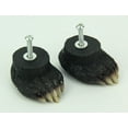 thumbnail image 3 of Ensemble de 2pcs (3 pks de 2pcs) Animaux Pistes Rustique Noir Tiroir à Pattes Tire, 3 of 3