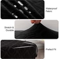 thumbnail image 3 of Yumcute Waterproof Chair Covers for Dining Room, Stretch Jacquard Dining Chair Slipcovers Removable Washable Chair Protector for Kitchen,restaurant 4PCS, 3 of 12
